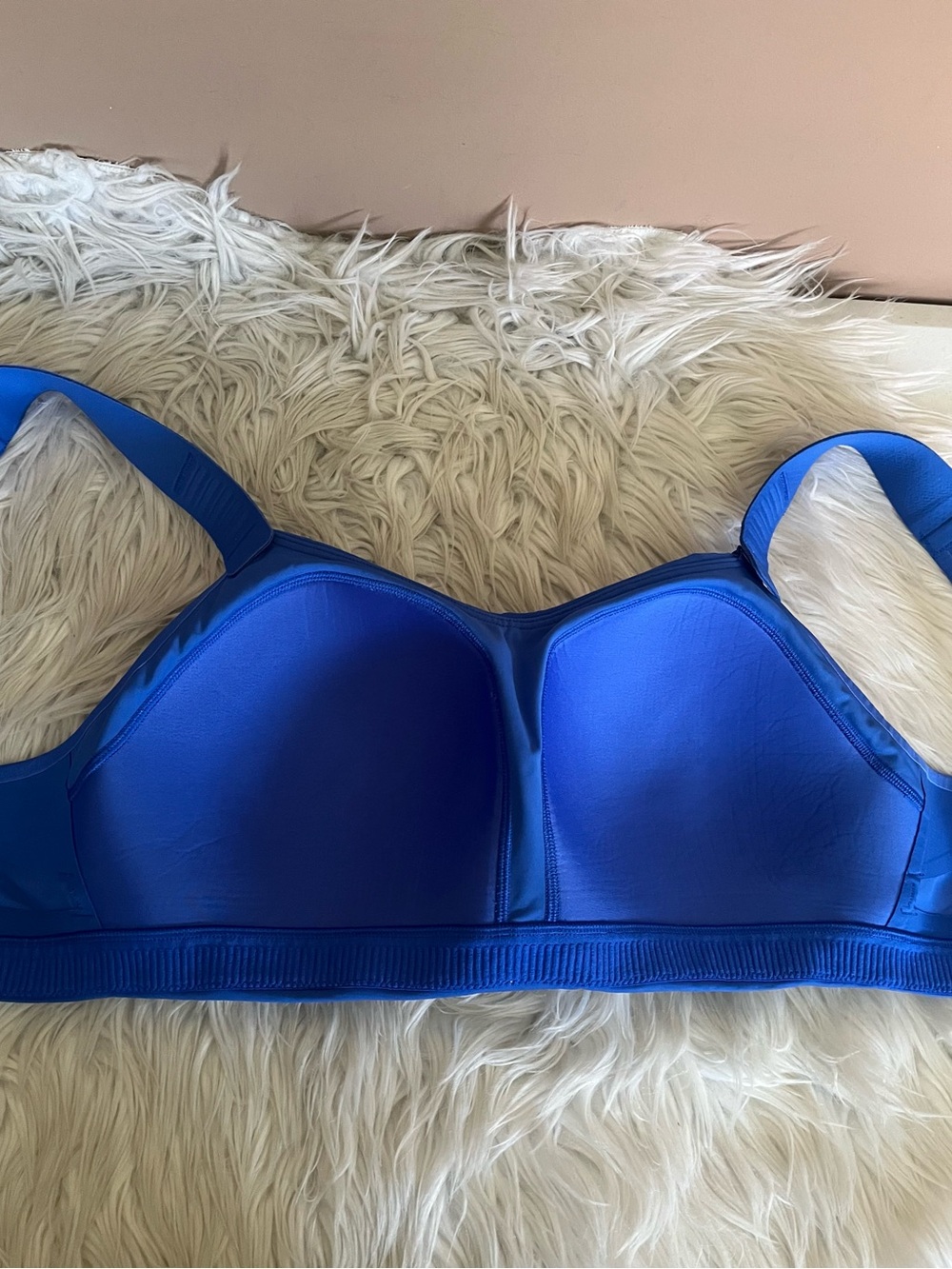 {Lululemon} Swift Speed Sports Bra High Support in Cerulean Blue - Womens 34DD - Picture 8 of 11